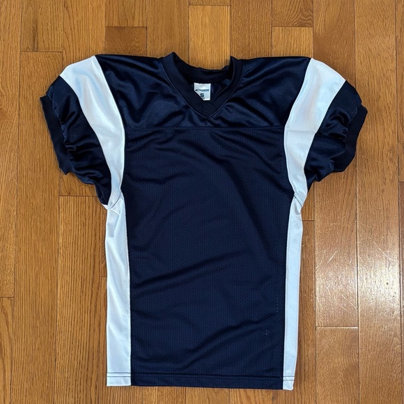 Champro Youth Navy and White Mesh Sports Jersey - Picture 1 of 3